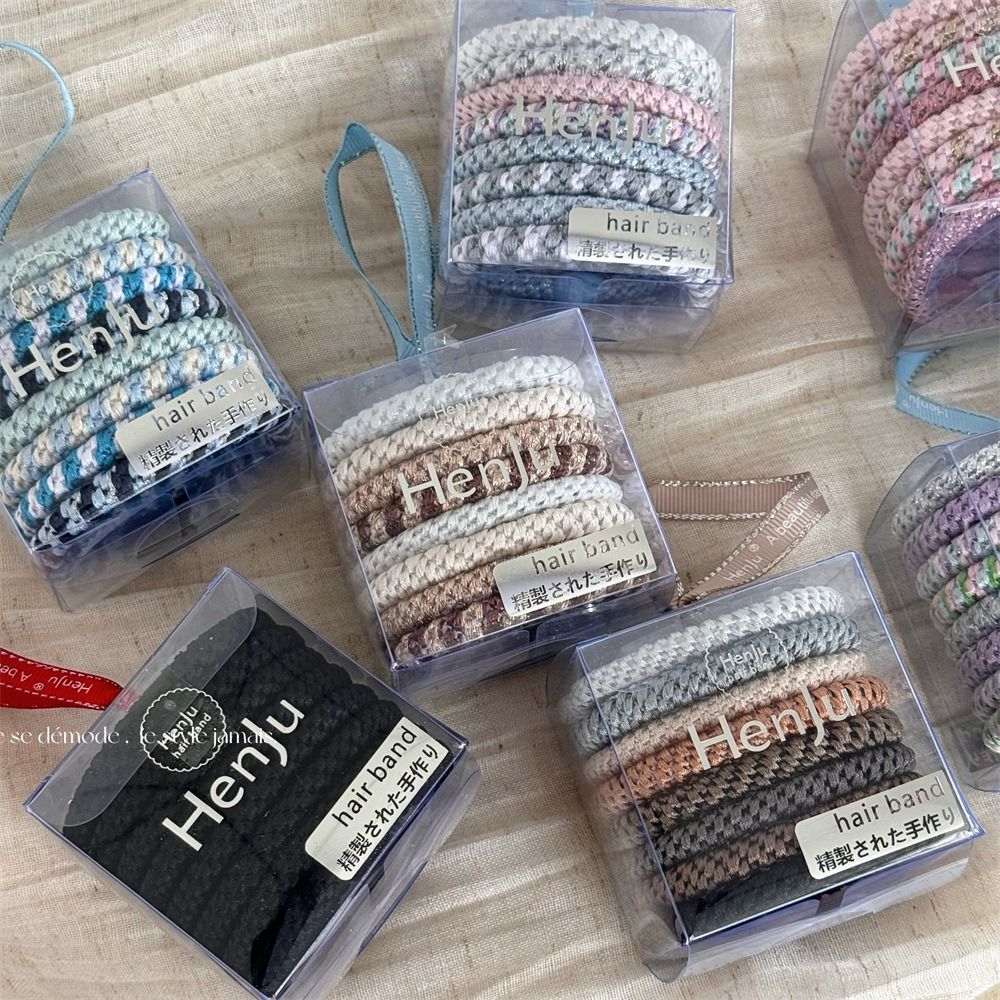 Travel Accessories Kmart - 8 Buah/Set Set Tali Rambut Dasar