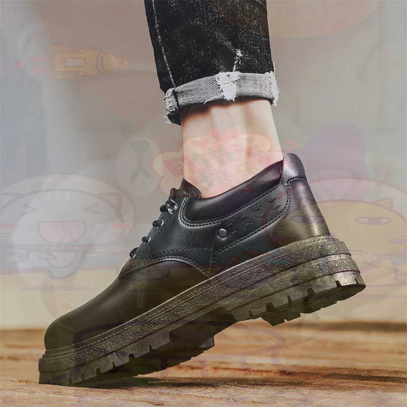 Travel Accessories Overseas - Sepatu Pria Tenis Pelatih Fashion Kulit
