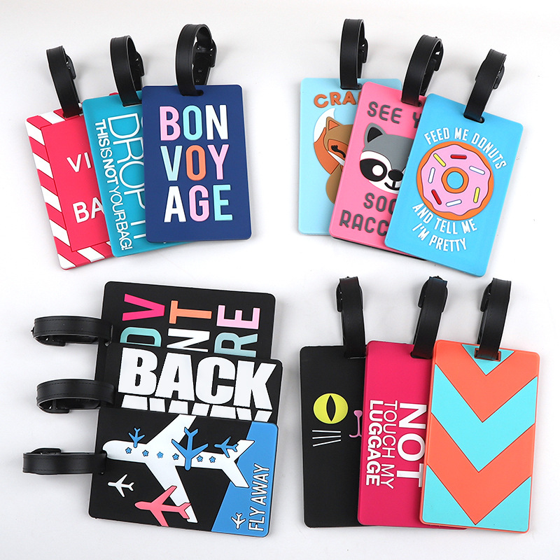 Travel Accessories Name - 1 Buah Tag Bagasi PVC Hewan