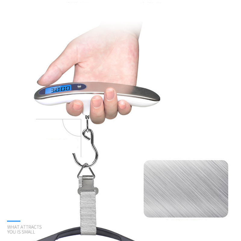 Travel Accessories Electronics - Timbangan gantung Digital LCD, timbangan portabel