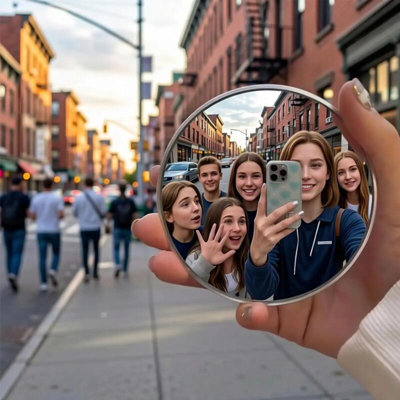 Travel Accessories Gadget - Cermin Selfie Genggam Portabel untuk Perjalanan