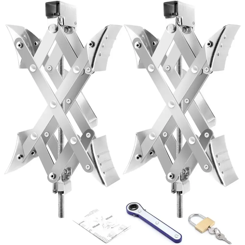 Travel Accessories Usa - Penahan Roda RV Bentuk X, Cocok