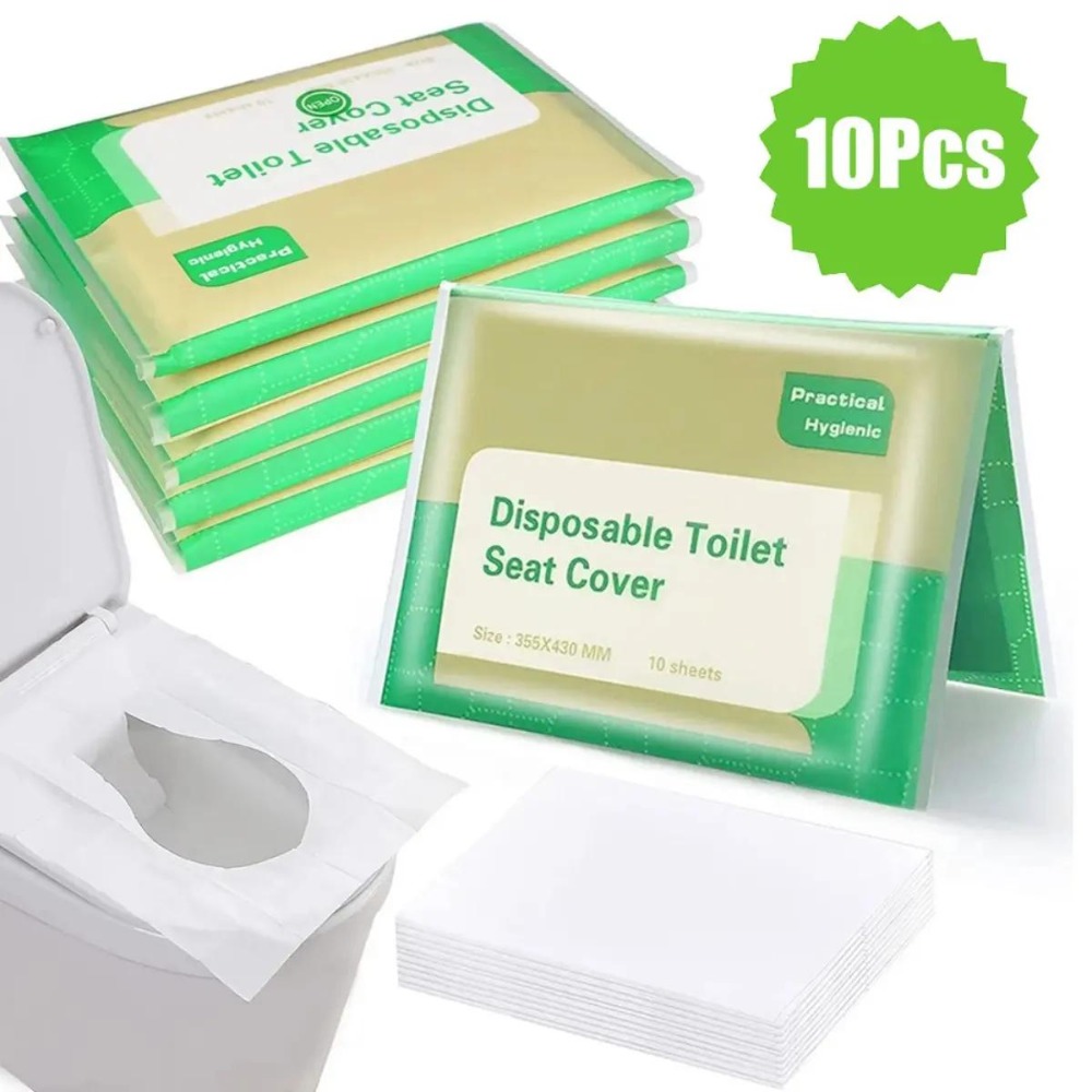 Travel Accessories Gadget - 20/50 Buah Penutup Tempat Duduk Toilet