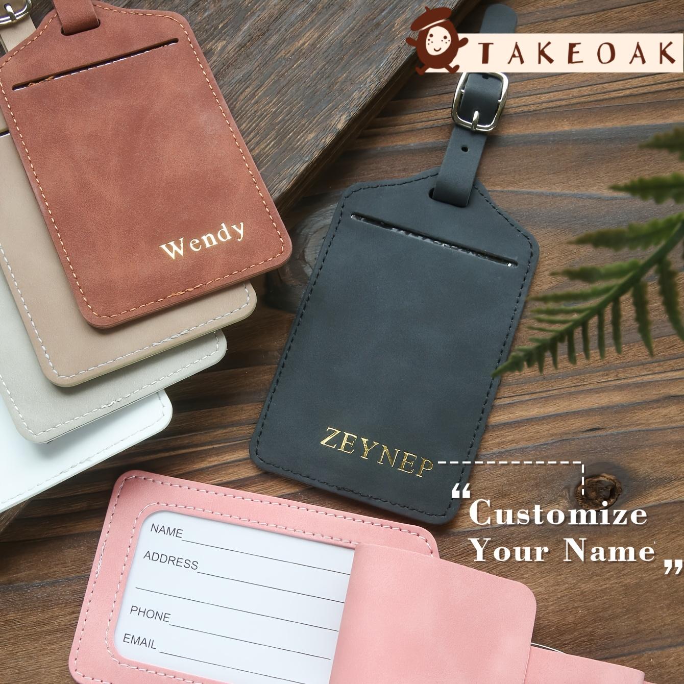 Travel Accessories Overseas - Label Bagasi Kulit Lembut Retro Matte