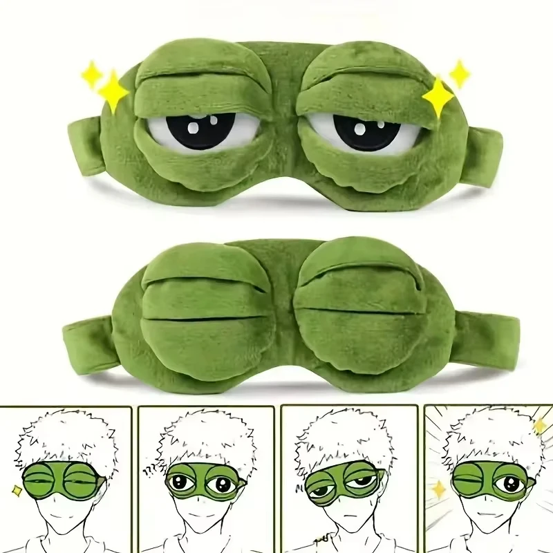 Travel Accessories Gadget - Masker Mata Berbentuk Katak Permainan Pesta