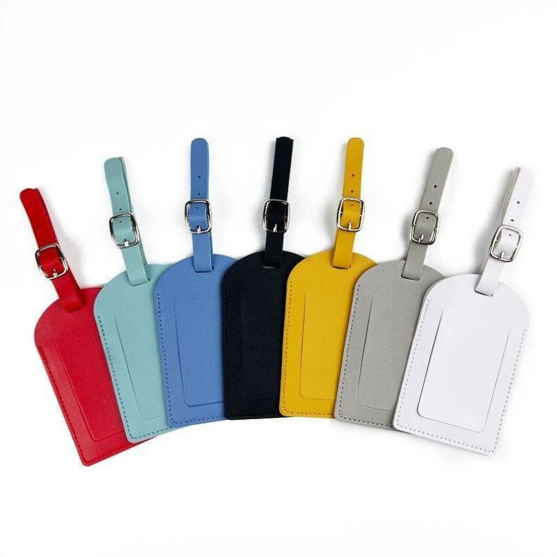 Tag Bagasi Wanita Pria Kulit P - Travel Accessories Name ulasan dan harga
