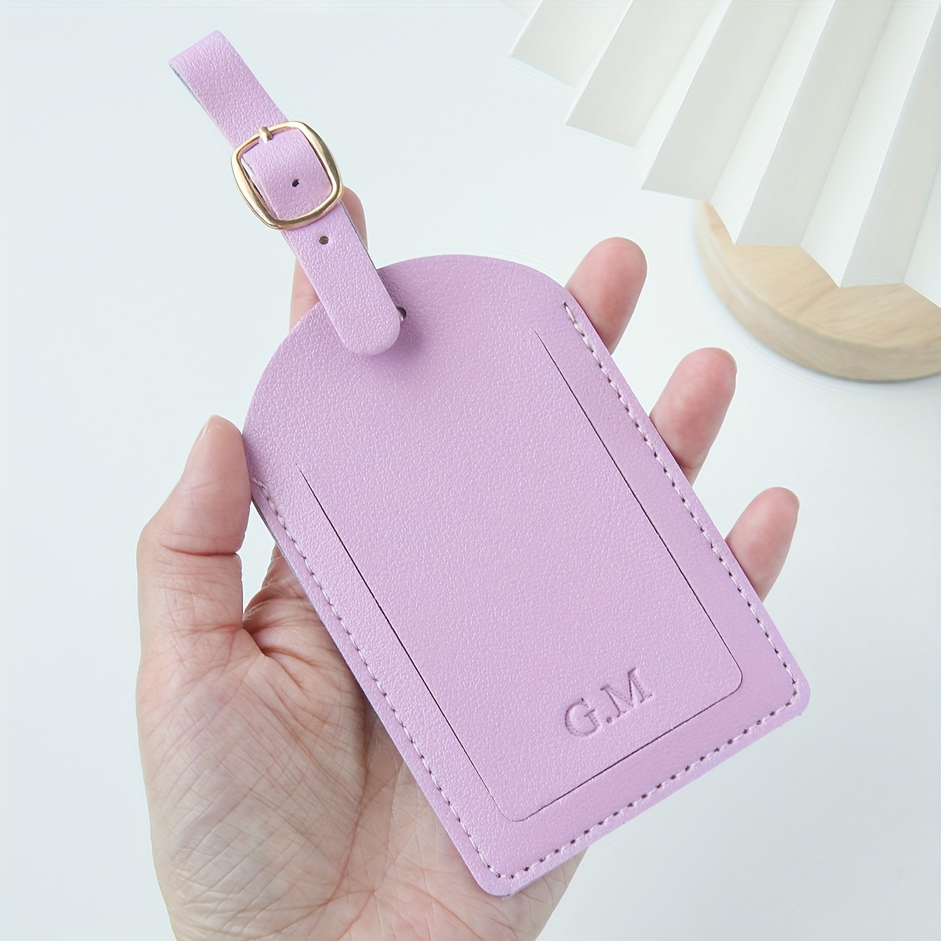 1 Buah Label Bagasi Inisial Ku - Travel Accessories Name ulasan dan harga