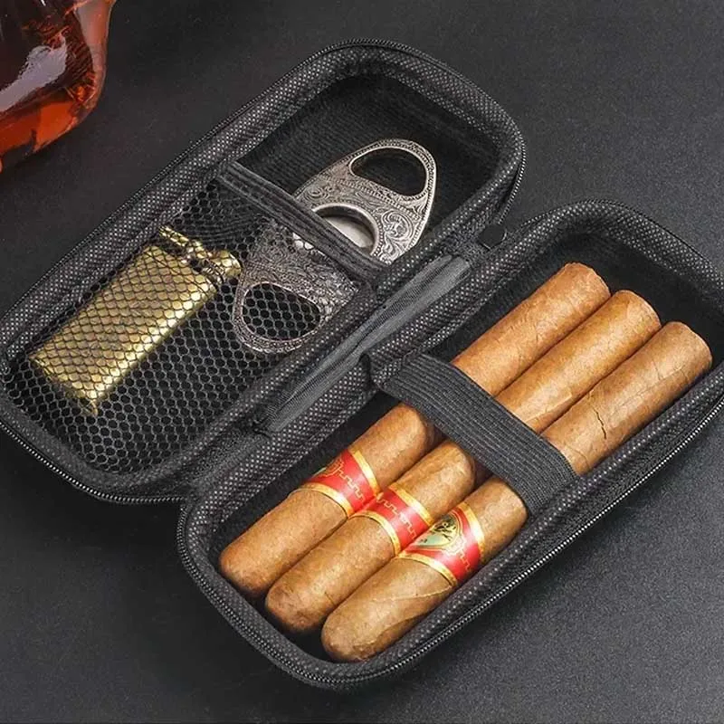 Kotak Cerutu Portabel EVA Ring - Travel Accessories Gadget ulasan dan harga