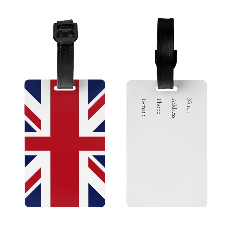 Label Bagasi Retro Union Jack  - Travel Accessories Name ulasan dan harga