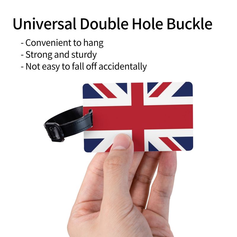 Label Bagasi Retro Union Jack  - Travel Accessories Name ulasan dan harga
