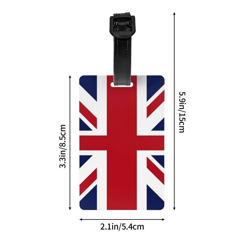 Label Bagasi Retro Union Jack  - Travel Accessories Name ulasan dan harga