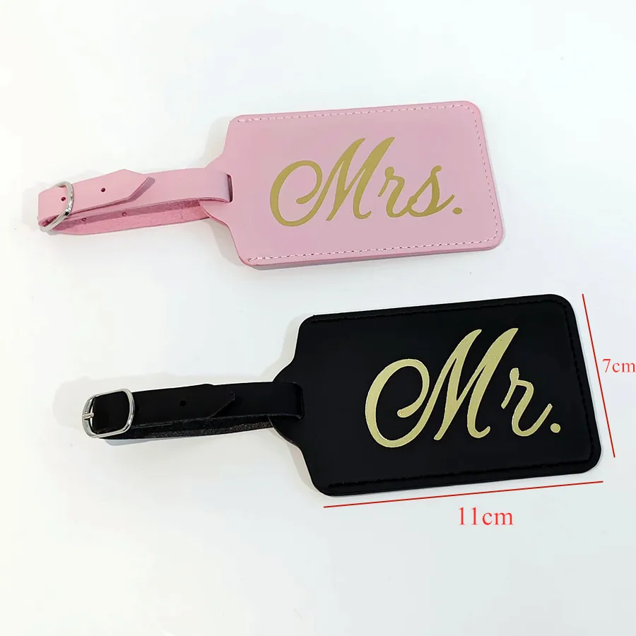 2 buah/set Mr Mrs bagasi pasan - Travel Accessories Name ulasan dan harga