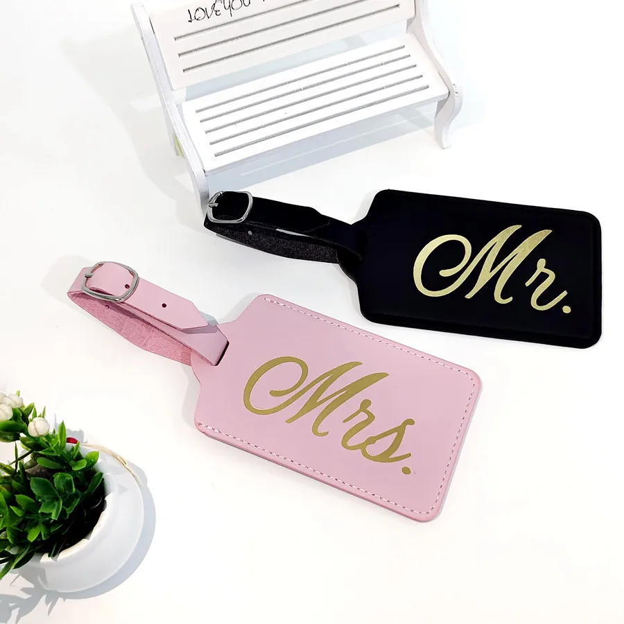 2 buah/set Mr Mrs bagasi pasan - Travel Accessories Name ulasan dan harga