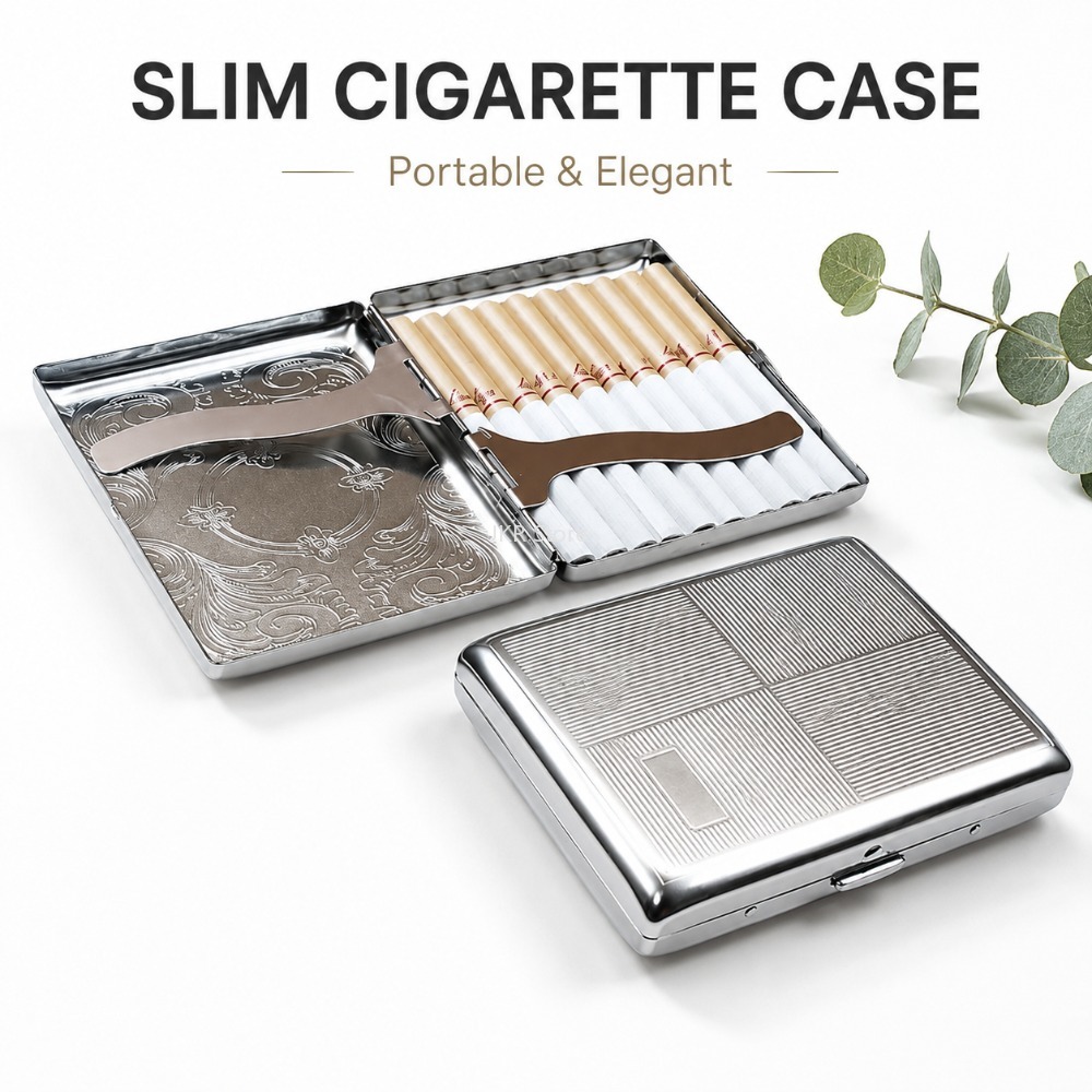 Kotak Rokok Stainless Steel Be - Travel Accessories Usa ulasan dan harga
