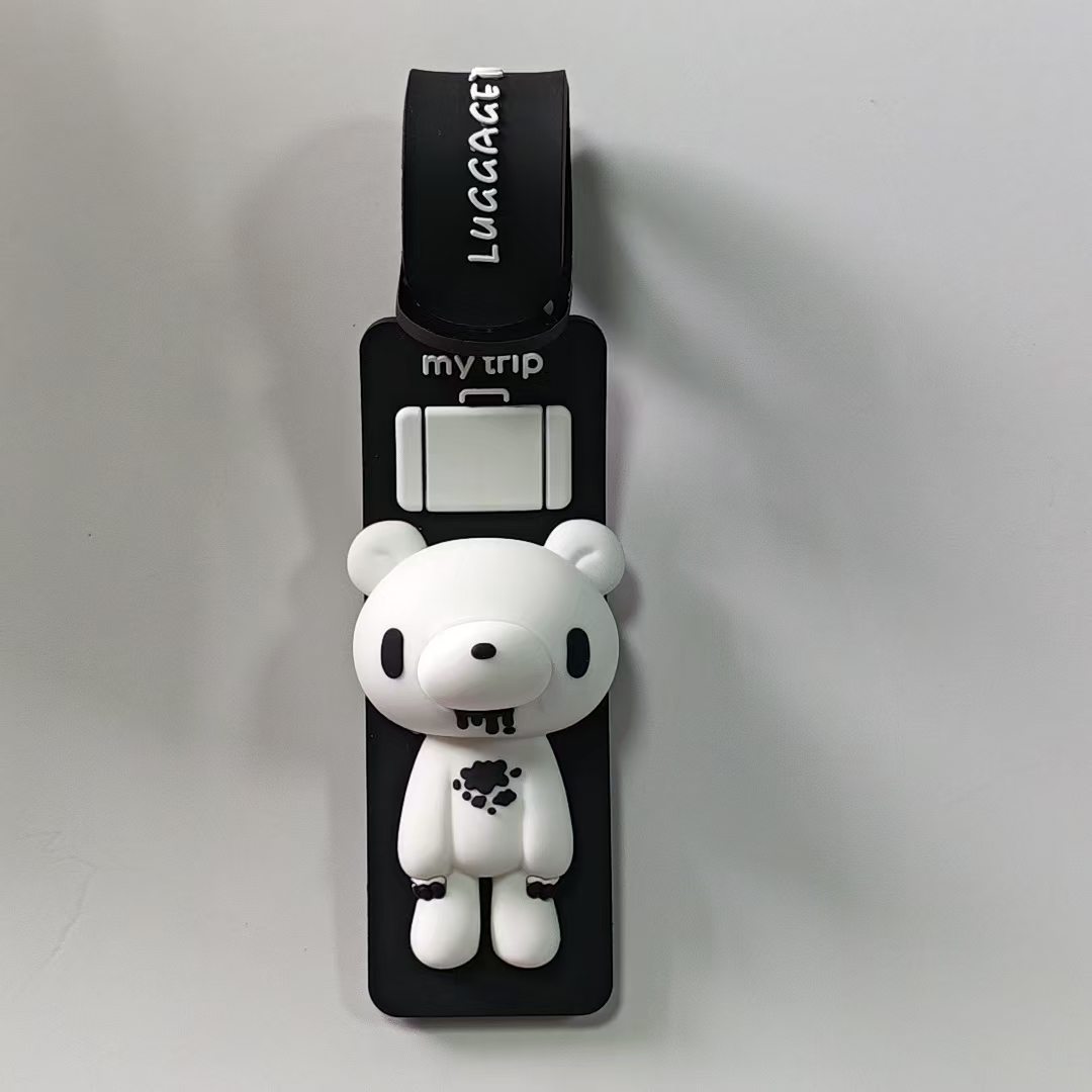 Tag Bagasi Silikon Beruang Kar - Travel Accessories Name ulasan dan harga