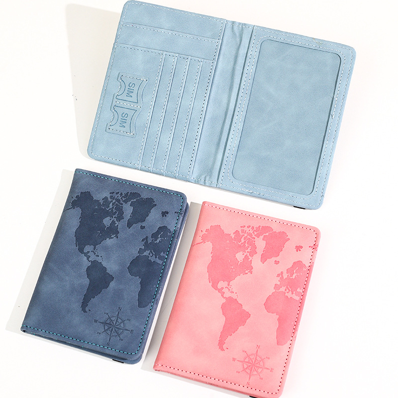 Tempat Paspor Kulit Cetak Peta - Travel Accessories Kmart ulasan dan harga