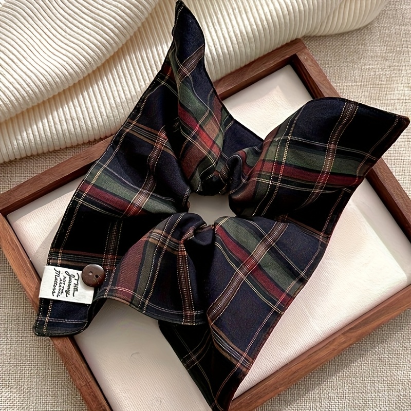 Ikat Rambut Korea Elegan Motif - Travel Accessories Kmart ulasan dan harga