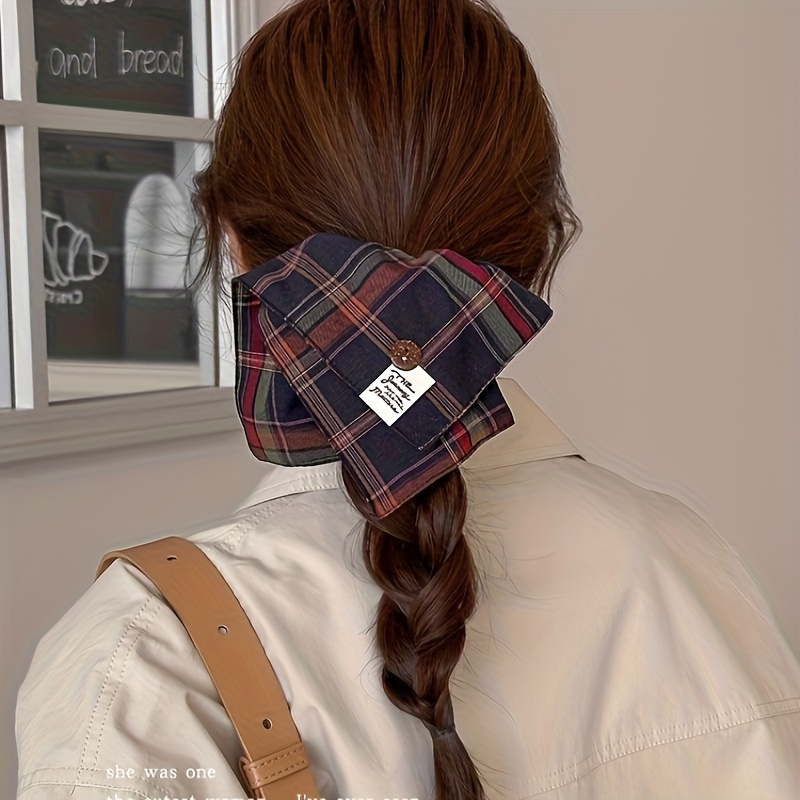 Ikat Rambut Korea Elegan Motif - Travel Accessories Kmart ulasan dan harga