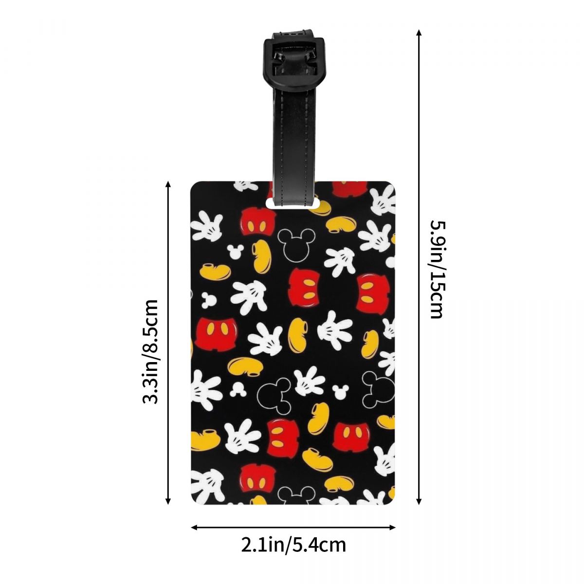 Tag Bagasi M-Mouse Kustom untu - Travel Accessories Name ulasan dan harga