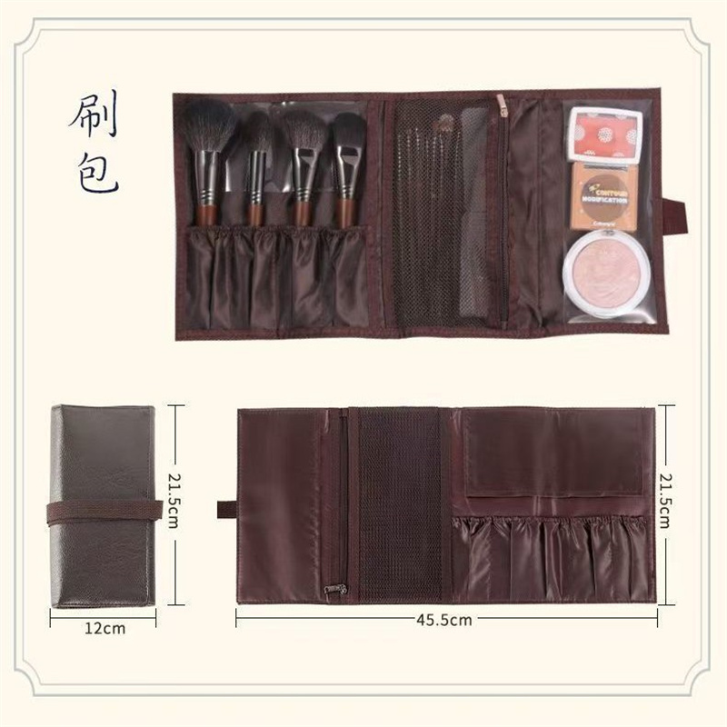 Tas Gulung Kuas Makeup Kulit P - Travel Z ulasan dan harga
