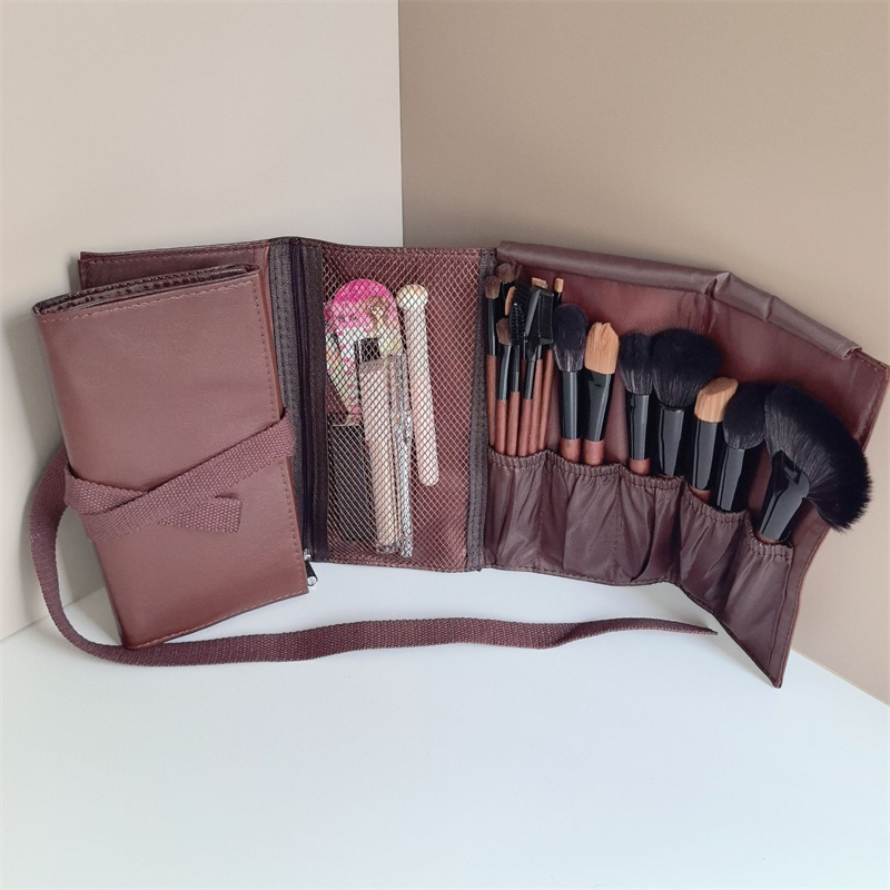 Tas Gulung Kuas Makeup Kulit P - Travel Z ulasan dan harga
