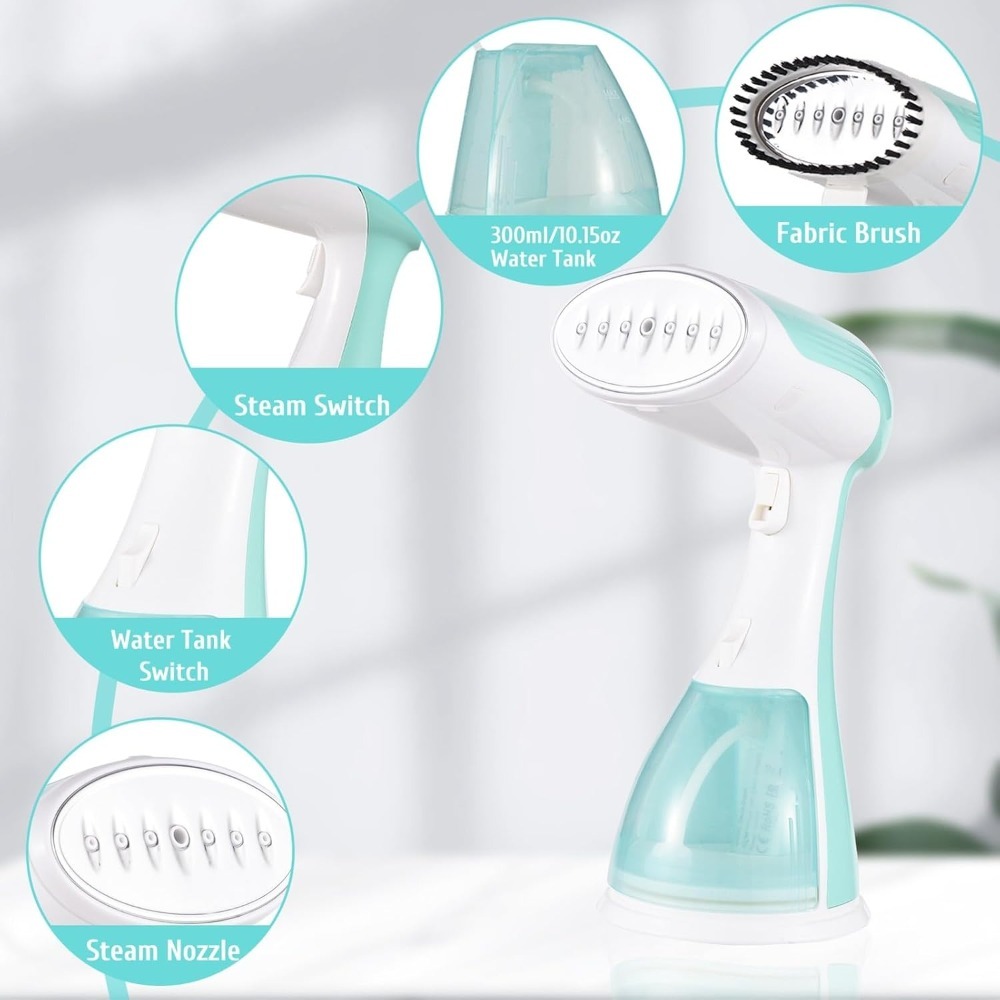 Steamer Pakaian Genggam 1500W, - Portable Steamer Clothes ulasan dan harga