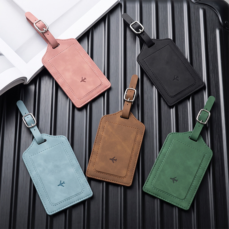 1 buah label bagasi kulit PU u - Travel Accessories Name ulasan dan harga