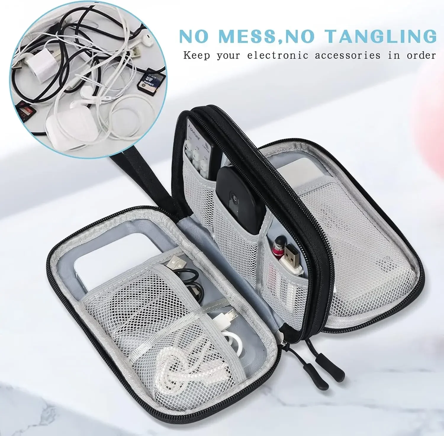 Tas Kabel Perjalanan, Kantong  - Travel Accessories Gadget ulasan dan harga