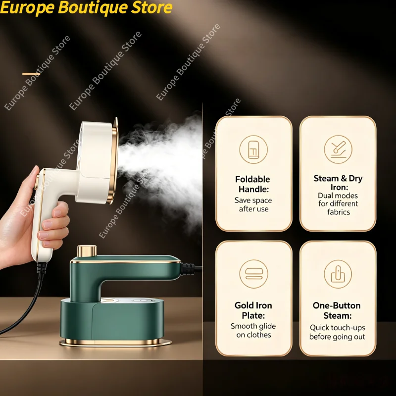 Setrika Pakaian Mini Lipat Por - Portable Steamer Clothes ulasan dan harga