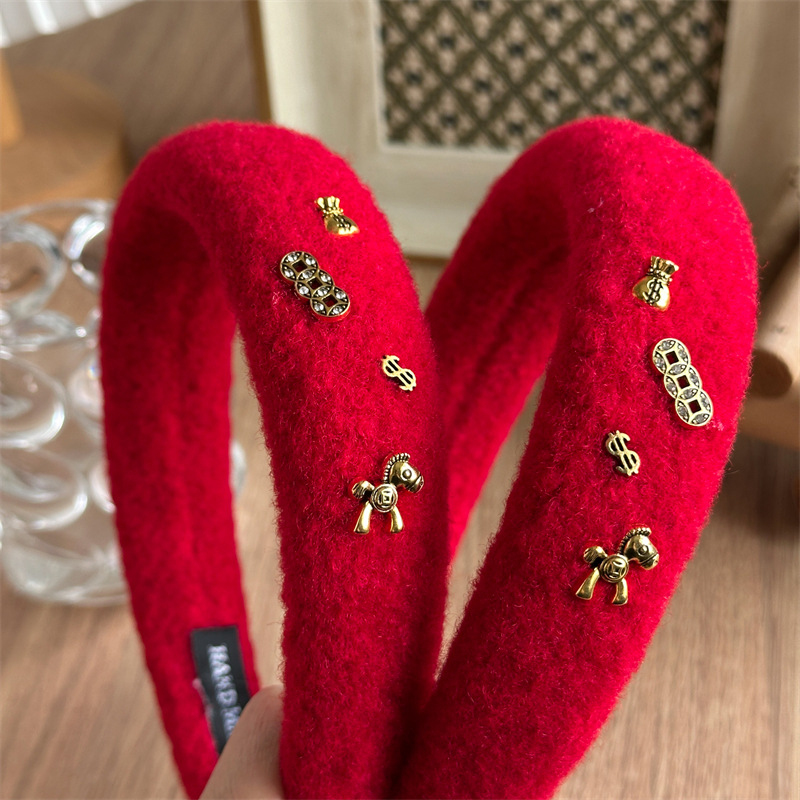 Bandana Rambut Wol Merah Unik  - Travel Accessories Kmart ulasan dan harga