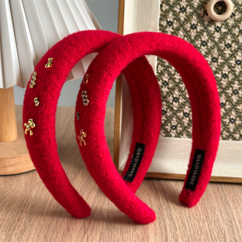 Bandana Rambut Wol Merah Unik  - Travel Accessories Kmart ulasan dan harga
