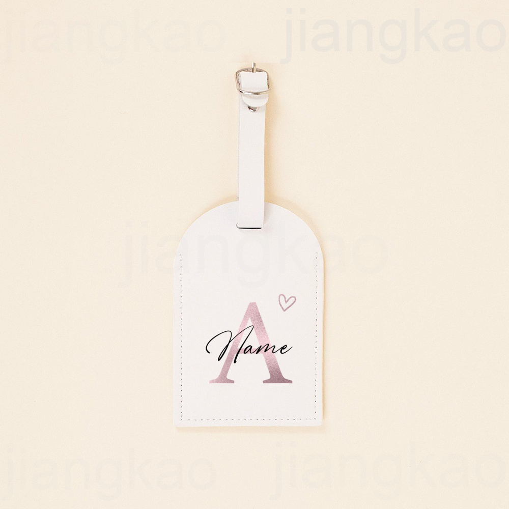 Tag Bagasi PU Yang Dipersonali - Travel Accessories Name ulasan dan harga