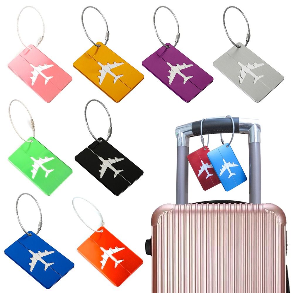 Label bagasi perjalanan Alumin - Travel Accessories Kmart ulasan dan harga