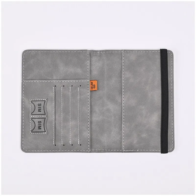 Dompet kulit PU pria, dompet p - Passport Holder Rfid ulasan dan harga