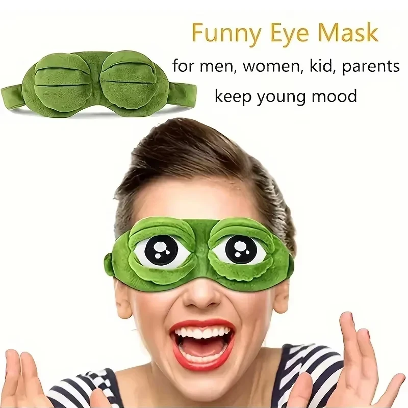 Masker Mata Berbentuk Katak Pe - Travel Accessories Gadget ulasan dan harga