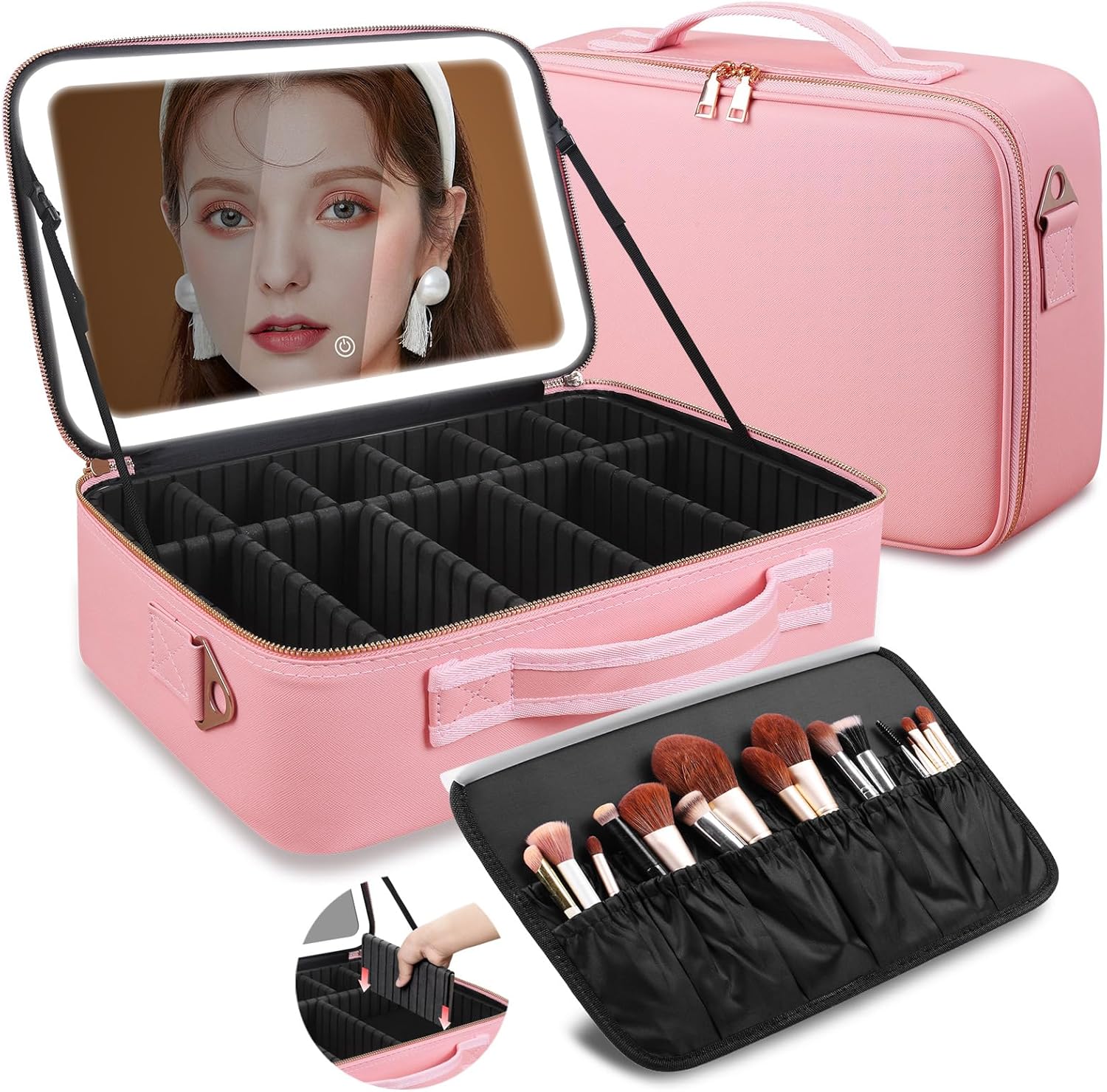 Tas Makeup Kapasitas Besar 15' - Travel Z ulasan dan harga